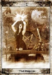 The Magician - Corneal Edema Tarot - Tarot Deck by John R. Dybowski