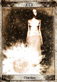 The Sun - Corneal Edema Tarot - Tarot Deck by John R. Dybowski