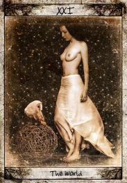 The World - Corneal Edema Tarot - Tarot Deck by John R. Dybowski