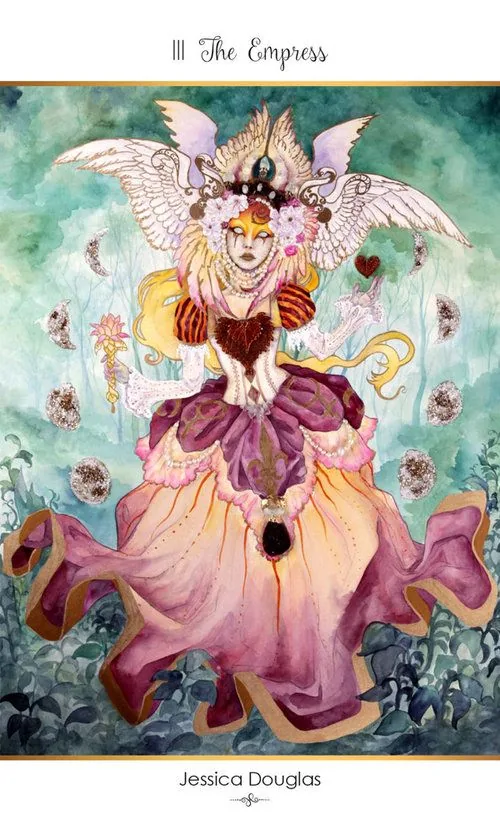 The Empress card from the 78 Tarot Carnival deck