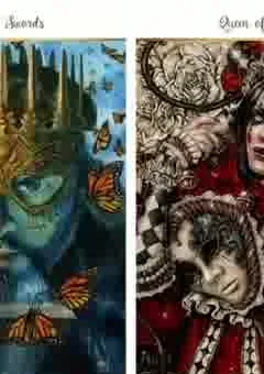 Ten of Swords card from the 78 Tarot Carnival deck
