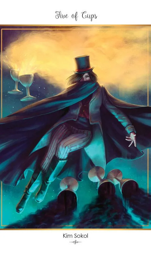 Seven of Cups card from the 78 Tarot Carnival deck