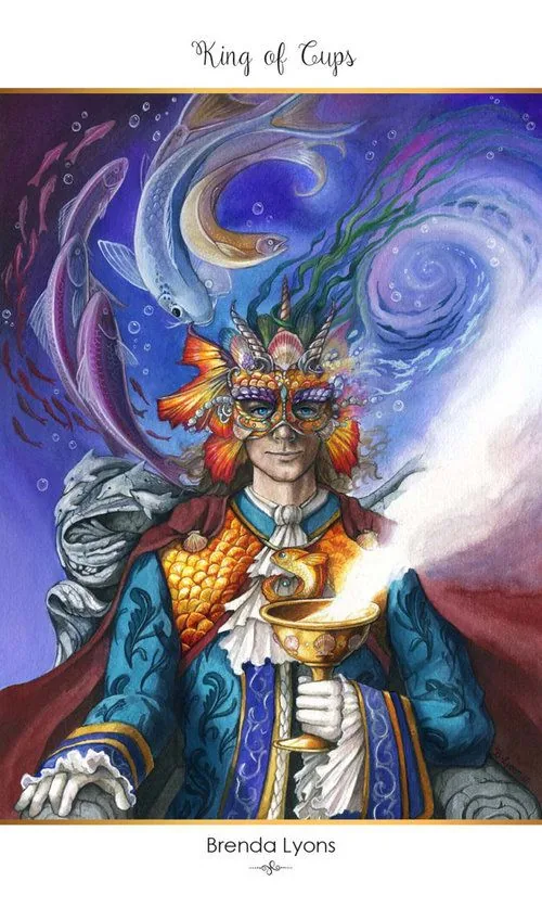King of Cups card from the 78 Tarot Carnival deck