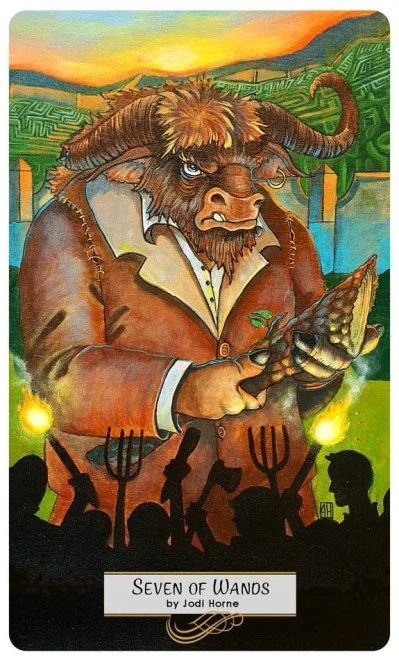 Ace of Cups card from the 78 Tarot Mythical deck