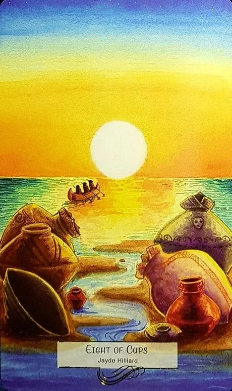 Six of Cups card from the 78 Tarot Mythical deck