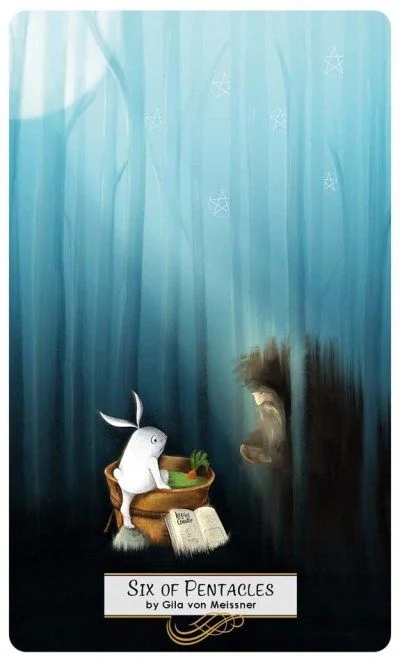 Knight of Pentacles card from the 78 Tarot Mythical deck