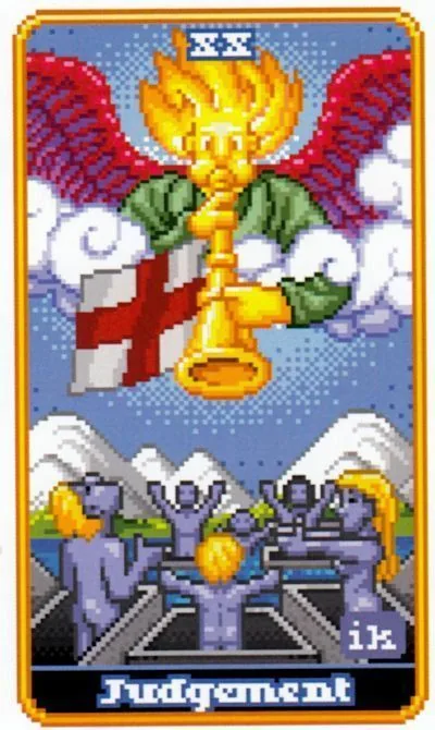 Judgment - SUPER 8-Bit Tarot - Tarot Deck by Indigo Kelleigh