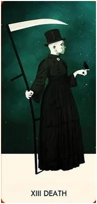 Death - A Wicked Pack of Cards Tarot - Tarot Deck by Ronald Decker, Thierry Depaulis and Michael Dummett Death - A Wicked Pack of Cards Tarot - Tarot Deck by Ronald Decker, Thierry Depaulis and Michael Dummett