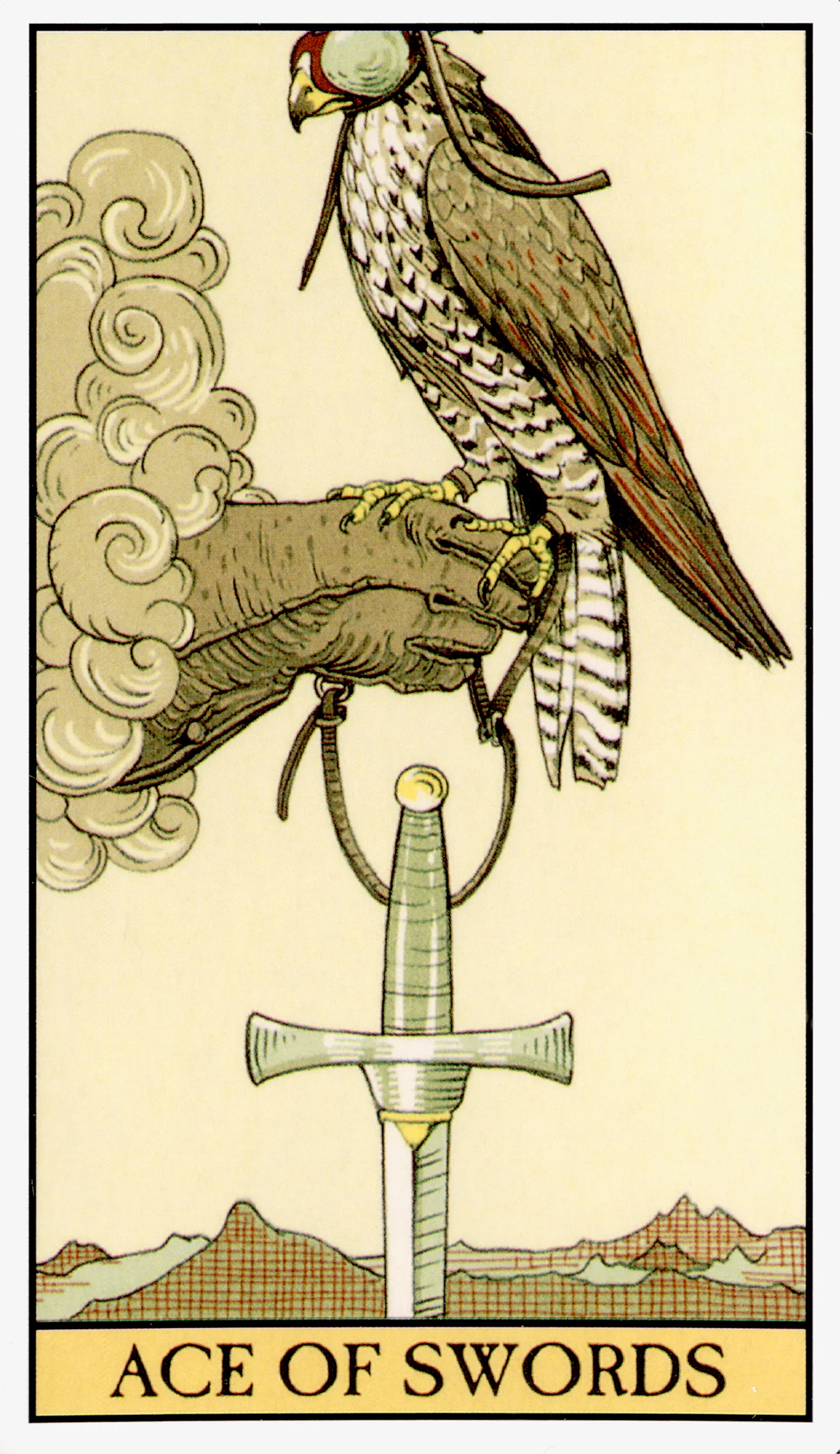 Ace of Swords — After Tarot by Lo Scarabeo Ace of Swords card from the After Tarot deck by Lo Scarabeo