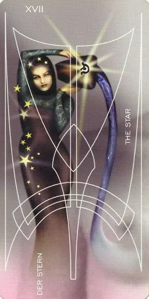 The Star card from the Adrian Tarot deck