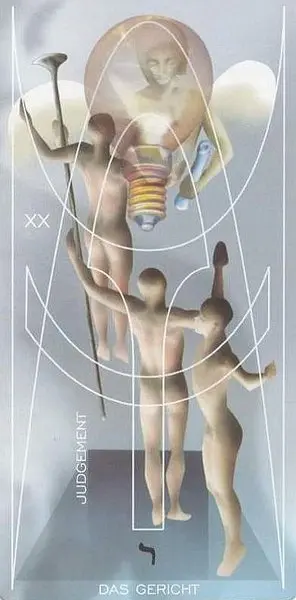 Judgement card from the Adrian Tarot deck