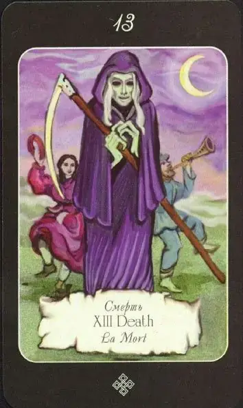 Death card from the The Age of Aquarius Tarot deck