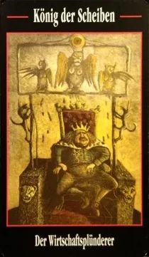 König der Scheiben card from the Akron Tarot deck