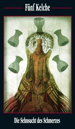Fünf Kelche card from the Akron Tarot deck