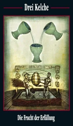 Drei Kelche card from the Akron Tarot deck