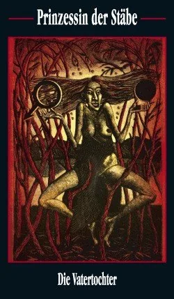 Prinzessin der Stäbe card from the Akron Tarot deck
