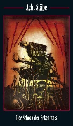 Acht Stäbe card from the Akron Tarot deck