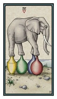 4 of Cups - The Alchemical Tarot - Tarot Deck by Robert M. Place