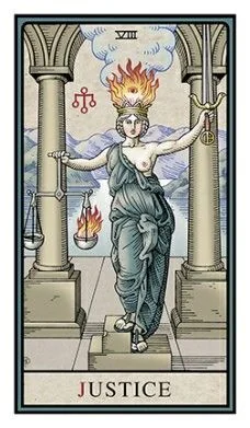 Justice - The Alchemical Tarot - Tarot Deck by Robert M. Place