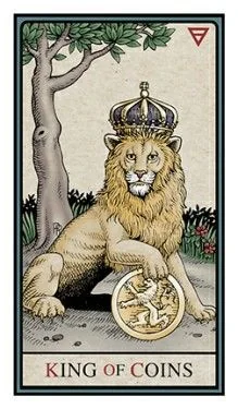 King of Pentacles - The Alchemical Tarot - Tarot Deck by Robert M. Place
