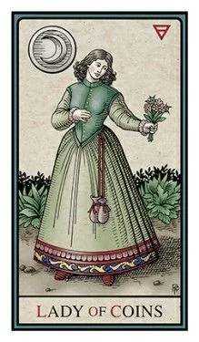 Page of Pentacles - The Alchemical Tarot - Tarot Deck by Robert M. Place