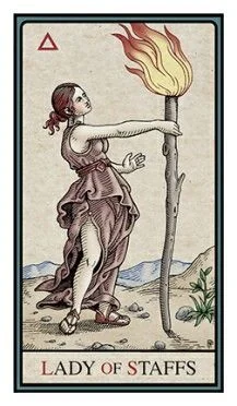 Page of Wands - The Alchemical Tarot - Tarot Deck by Robert M. Place