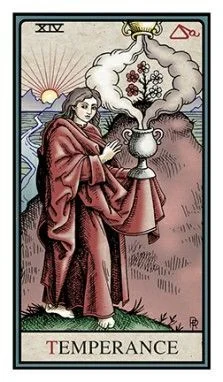 Temperance - The Alchemical Tarot - Tarot Deck by Robert M. Place