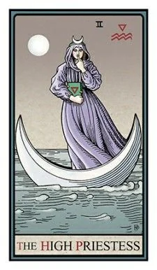 The High Priestess - The Alchemical Tarot - Tarot Deck by Robert M. Place