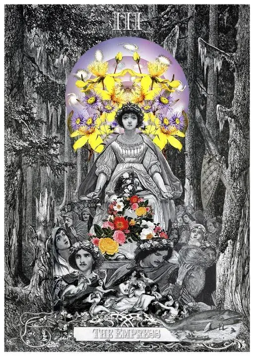 The Empress card from the Alchemical Visions Tarot deck