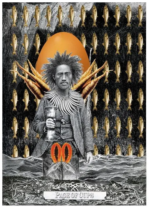 Page of Cups card from the Alchemical Visions Tarot deck