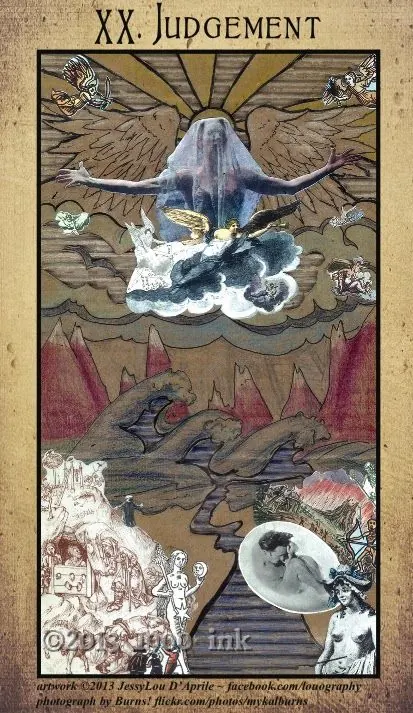 Judgement card from the Amanda Palmer Tarot deck