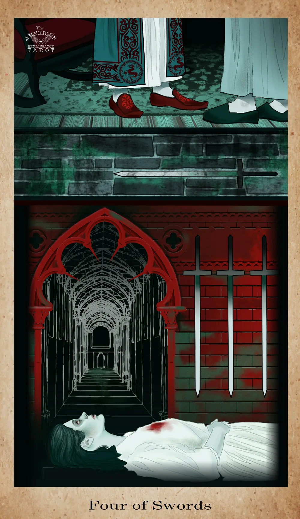 American Renaissance Tarot card 21 card from the American Renaissance Tarot deck