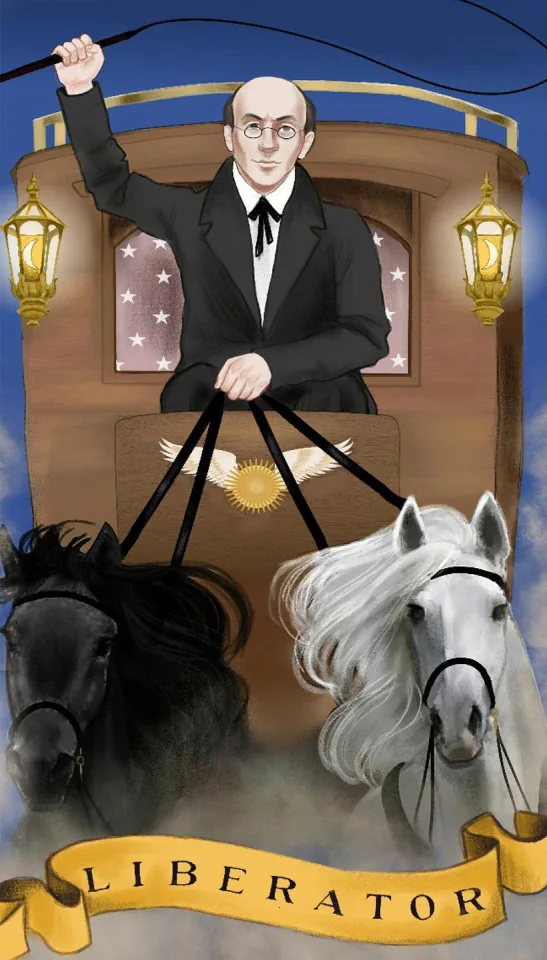 The Liberator card from the American Renaissance Tarot deck