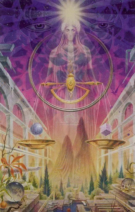 Ananda Tarot source-order card 23 card from the Ananda Tarot deck