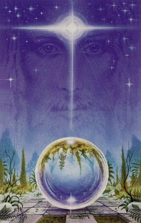 Ace of Spheres from the Ananda Tarot deck