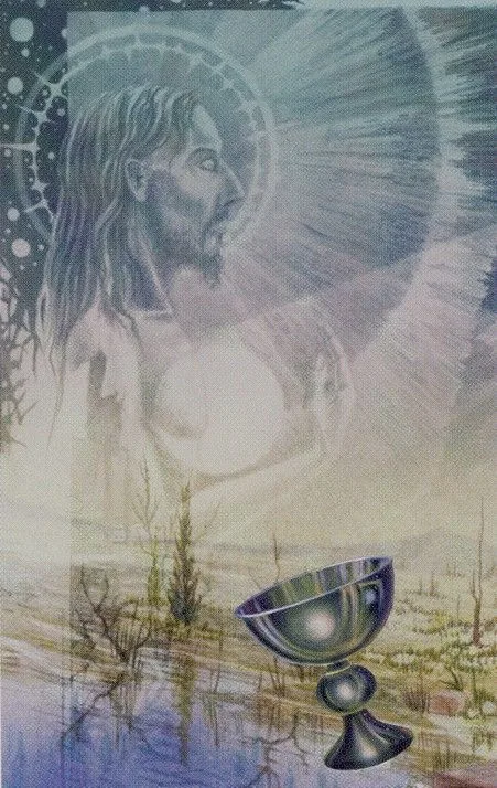 Page of Cups from the Ananda Tarot deck