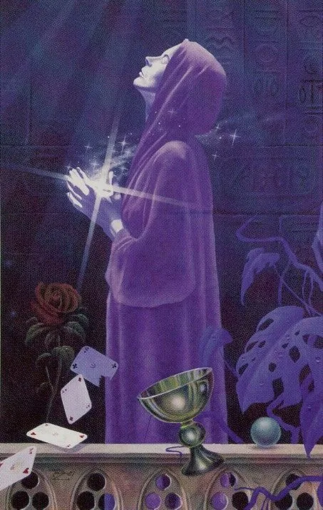 Princess of Cups from the Ananda Tarot deck