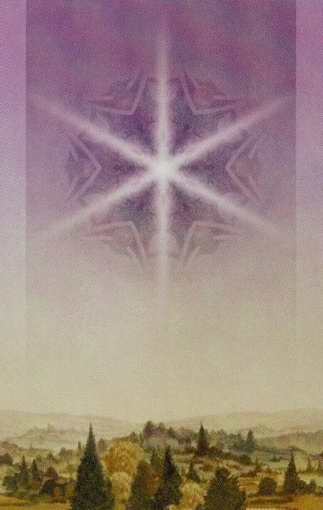 Star of Spheres from the Ananda Tarot deck