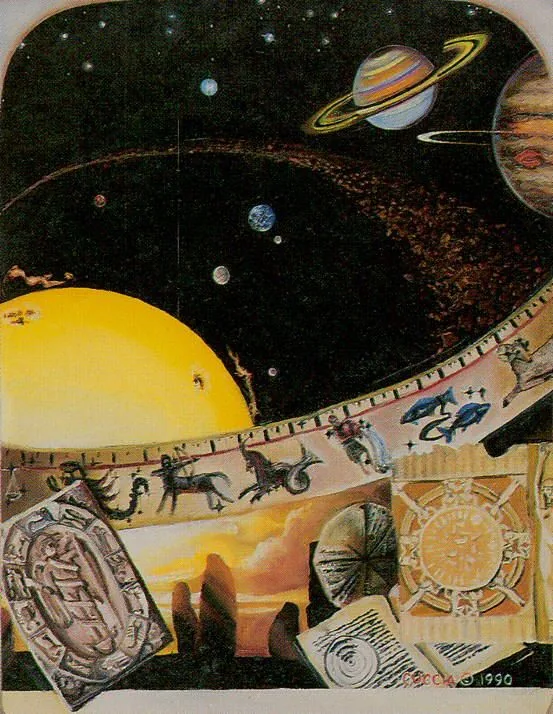 an image of the solar system and its planets