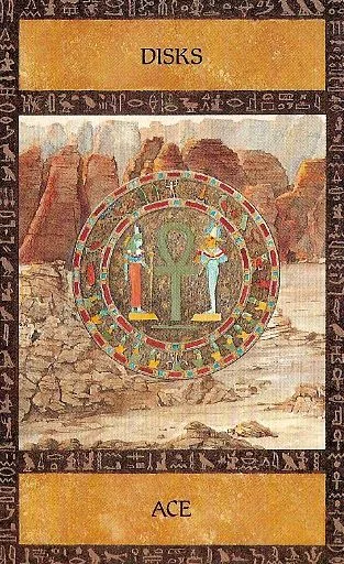 Ancient Egyptian Tarot source-order card 01