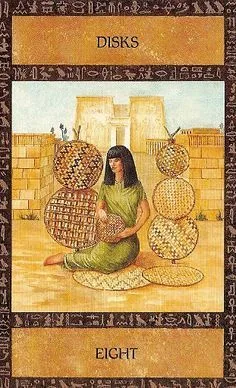 Ancient Egyptian Tarot source-order card 08