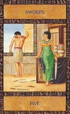Ancient Egyptian Tarot source-order card 41