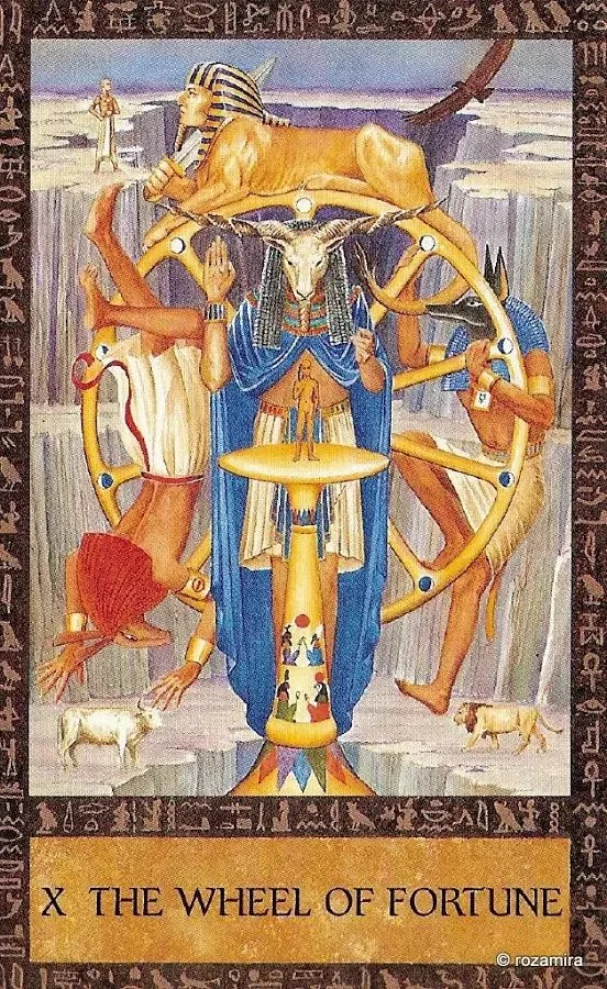 Ancient Egyptian Tarot source-order card 56