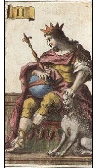 Empress card from the Ancient Minchiate Etruria Tarot deck