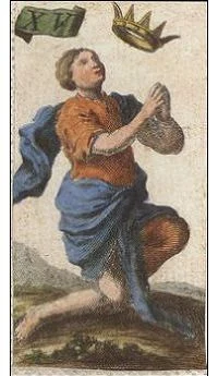Hope card from the Ancient Minchiate Etruria Tarot deck