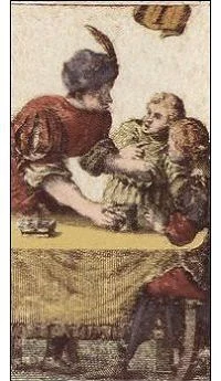 Magician card from the Ancient Minchiate Etruria Tarot deck