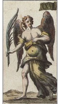 Virgo card from the Ancient Minchiate Etruria Tarot deck
