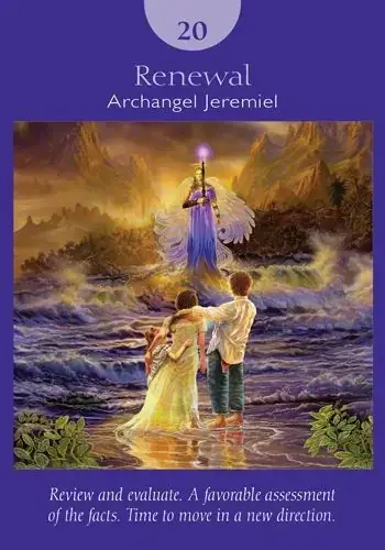 Renewal card from the Angel Tarot deck