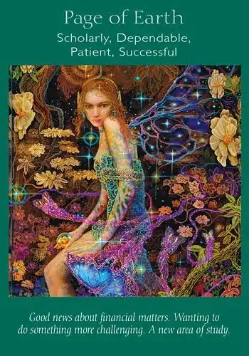 Page of Earth card from the Angel Tarot deck