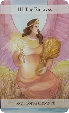 The Empress card from the Angel Tarot deck